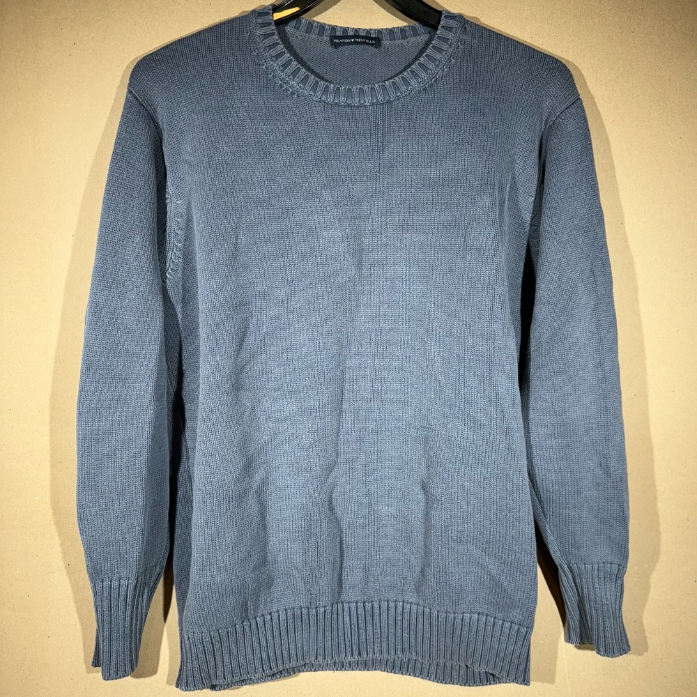 Brandy 🩷 Melville Steel Blue Pullover Sweater